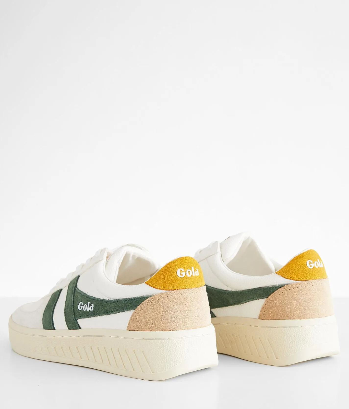 Gola® Grandslam Trident Sneaker White Evergreen Sun New