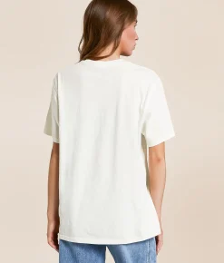 Tops | Life Clothing Grateful Dead Oversized Band T-Shirt Cream