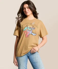 Life Clothing Grateful Dead Tour '73 Band T-Shirt Tan Outlet