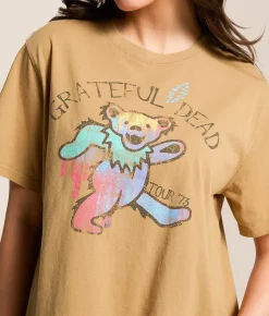 Life Clothing Grateful Dead Tour '73 Band T-Shirt Tan Outlet