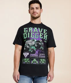 Graphic T-Shirts | Ripple Junction® Grave Digger T-Shirt Black