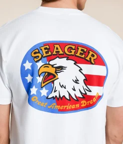 Graphic T-Shirts | Seager Great American Dream T-Shirt White