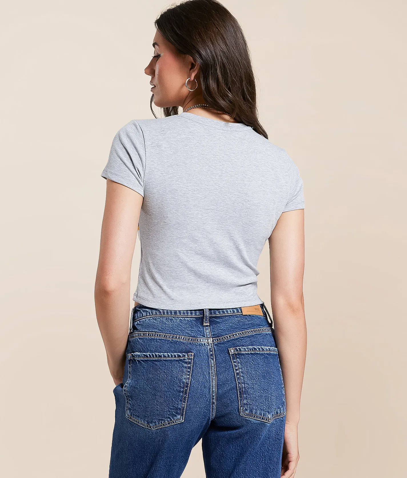 Tops | Junkfood Green Bay Packers Sideline Baby Cropped T-Shirt Heather Grey