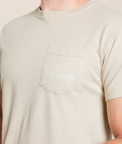 Fieldstone Greenhead Season T-Shirt Moonbeam Clearance