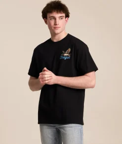 Tops|Graphic T-Shirts | Seager Greenhead T-Shirt Black