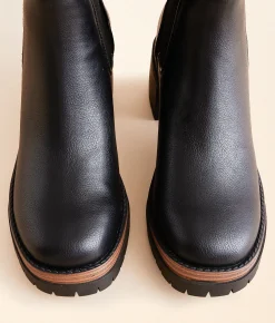 Shoes | Mia Gretta Lug Ankle Boot Black