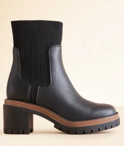 Shoes | Mia Gretta Lug Ankle Boot Black