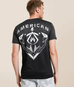 Tops|Graphic T-Shirts | American Fighter Griffith T-Shirt Black Mass