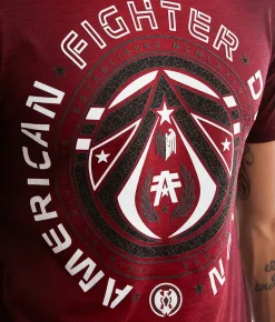 Graphic T-Shirts | American Fighter Griffith T-Shirt Burgundy