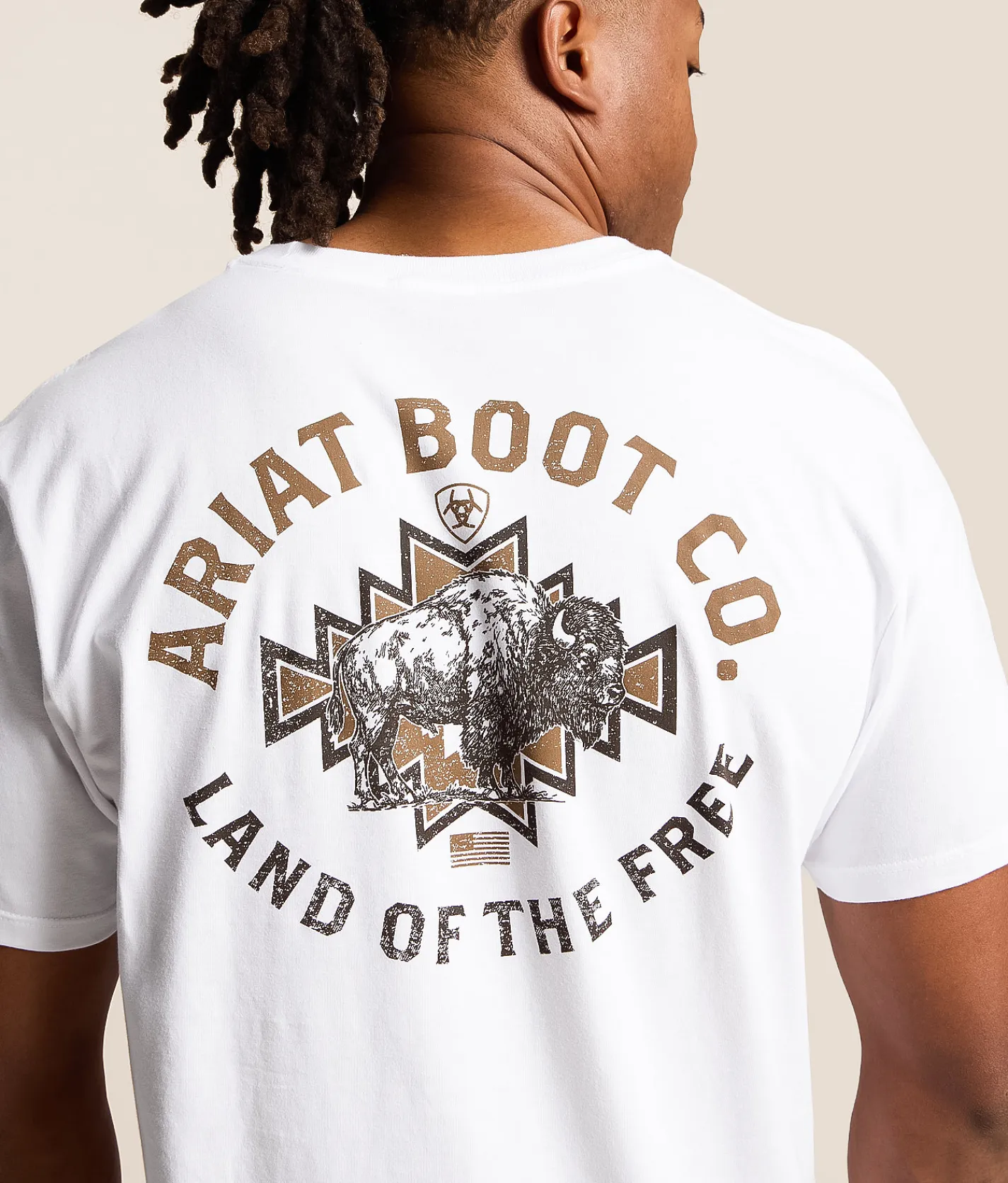 Tops|Graphic T-Shirts | Ariat Gritty Buff T-Shirt White