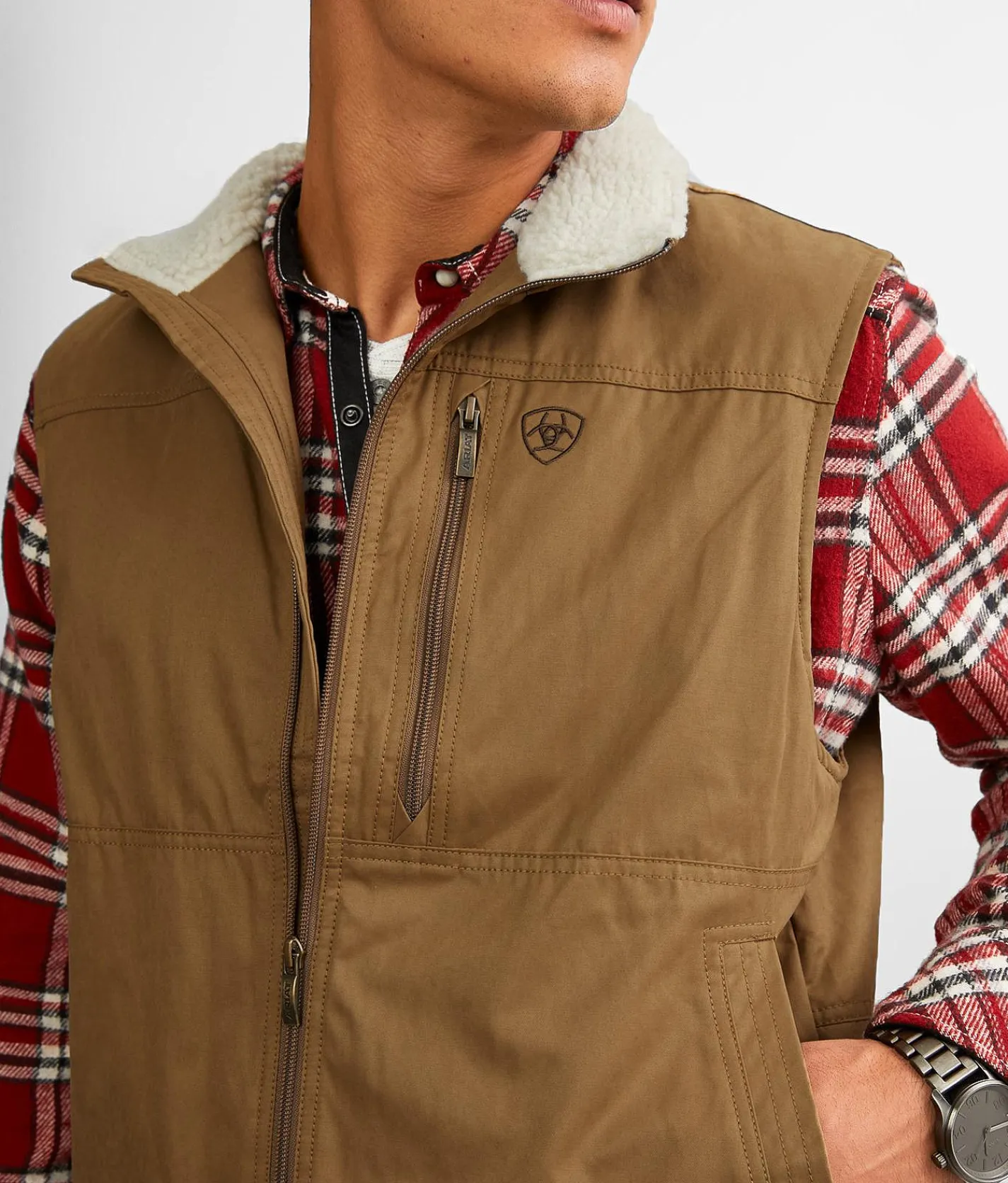 Ariat Grizzly Canvas Insulated Vest Cub