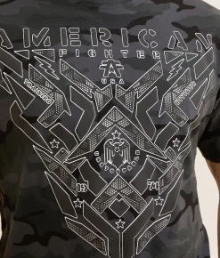 American Fighter Groverspring T-Shirt Black Camo