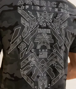 American Fighter Groverspring T-Shirt Black Camo