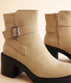 Shoes | Mia Gryfinn Ankle Boot Sand