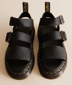 Dr. Martens Gryphon Quad Leather Sandal Black Discount