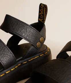 Dr. Martens Gryphon Quad Leather Sandal Black Discount