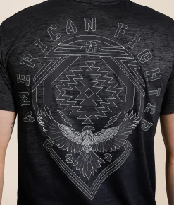 Tops|Graphic T-Shirts | American Fighter Gulf Crest T-Shirt Black Mass