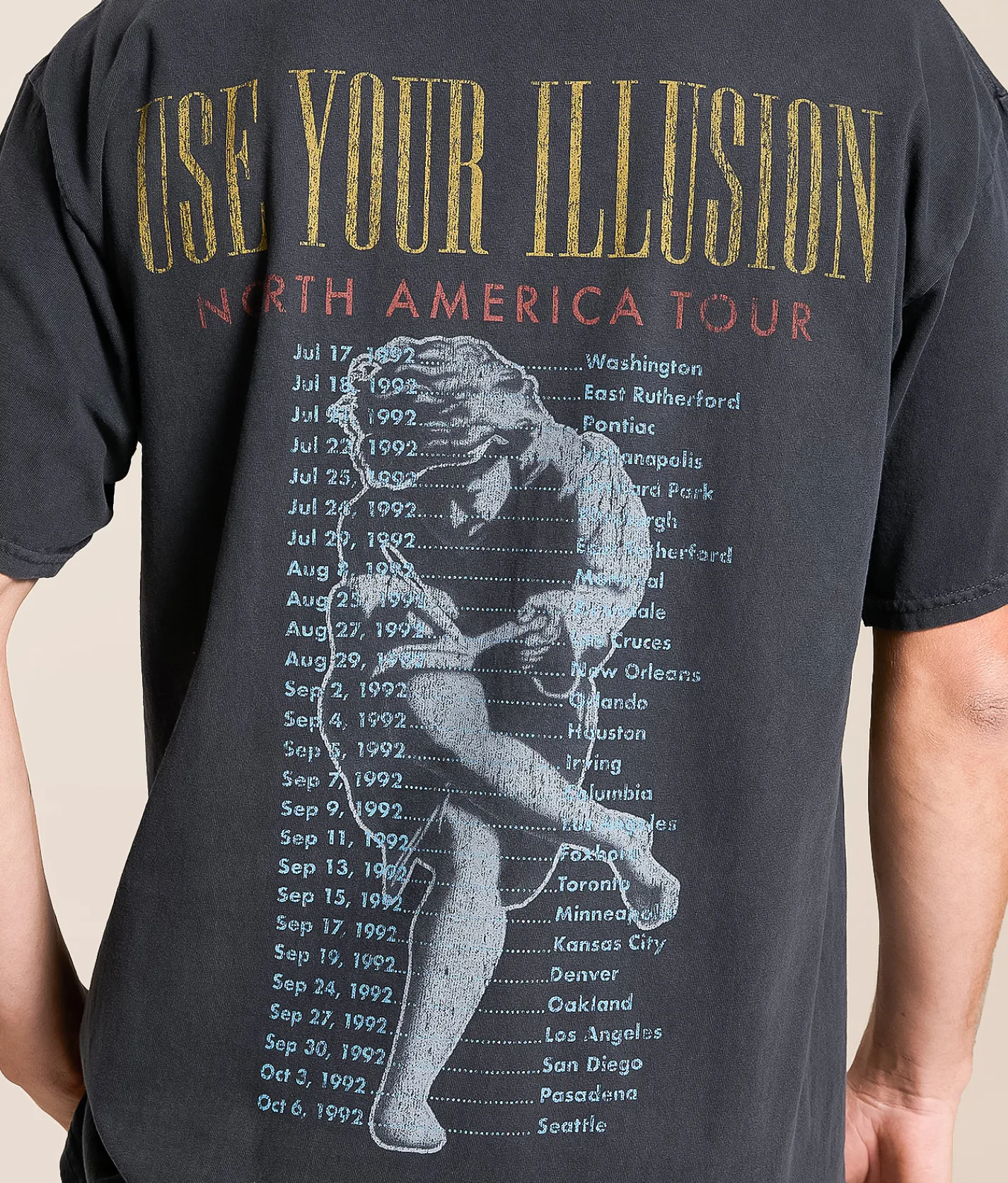 Goodie Two Sleeves Guns N' Roses Band T-Shirt Black Online