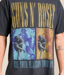 Goodie Two Sleeves Guns N' Roses Band T-Shirt Black Online