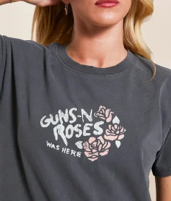 Tops | Goodie Two Sleeves Guns-N-Roses Oversized Band T-Shirt Washed Black