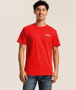 Tops|Graphic T-Shirts | Veece Hairline T-Shirt Hibiscus