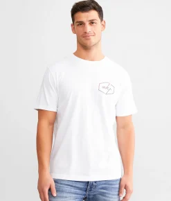RVCA Half Pin Hex T-Shirt White Best