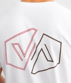 RVCA Half Pin Hex T-Shirt White Best