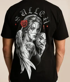 Tops|Graphic T-Shirts | Sullen Half Truths T-Shirt Jet Black