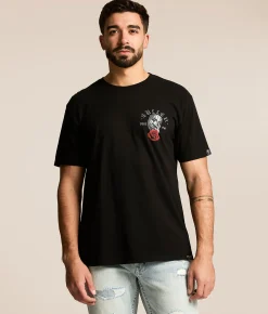 Tops|Graphic T-Shirts | Sullen Half Truths T-Shirt Jet Black