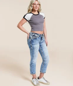 Jeans|Bottoms | Rock Revival Halsey Universal Capri Stretch Jean Halsey NP203