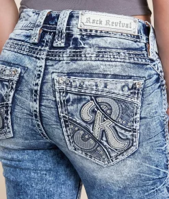 Jeans|Bottoms | Rock Revival Halsey Universal Capri Stretch Jean Halsey NP203