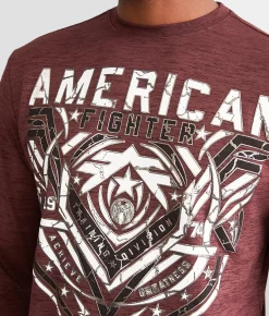 Graphic T-Shirts | American Fighter Hancock T-Shirt Fudge Rose Taupe