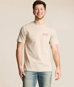 Tops|Graphic T-Shirts | Sendero Provisions Co. Hand Tied Flies T-Shirt Sand