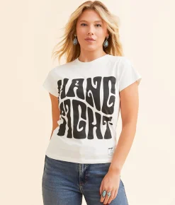 Wrangler® x Lainey Wilson Hang Tight T-Shirt White Outlet