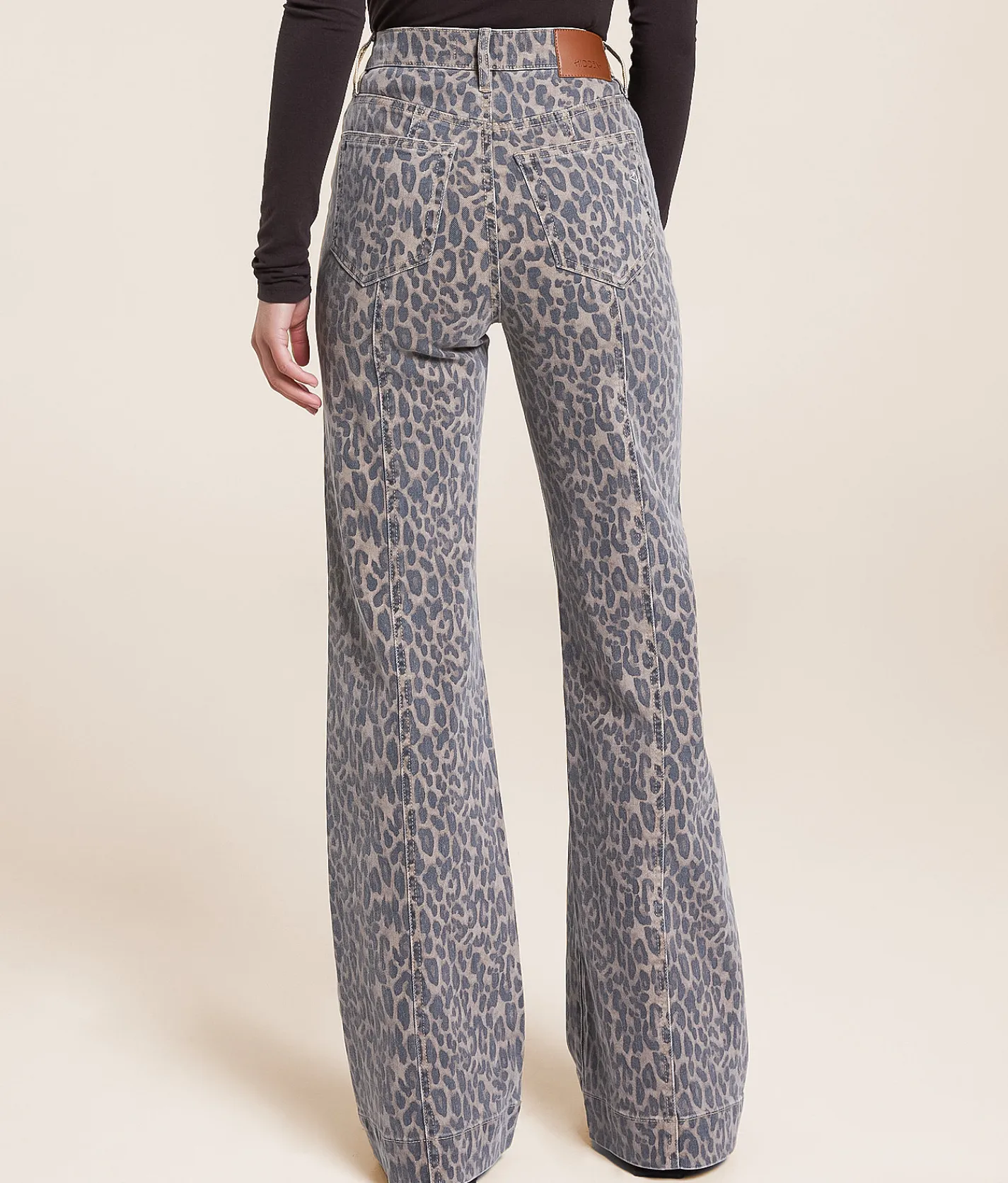 Jeans | HIDDEN Happi Flare Stretch Jean Cheetah