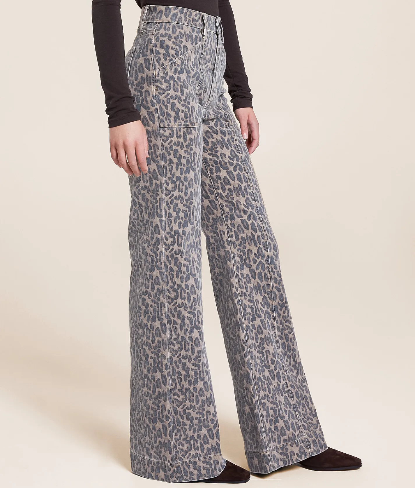 Jeans | HIDDEN Happi Flare Stretch Jean Cheetah