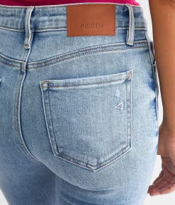 Jeans|Bottoms | HIDDEN Happi Cropped Flare Stretch Jean Light Wash