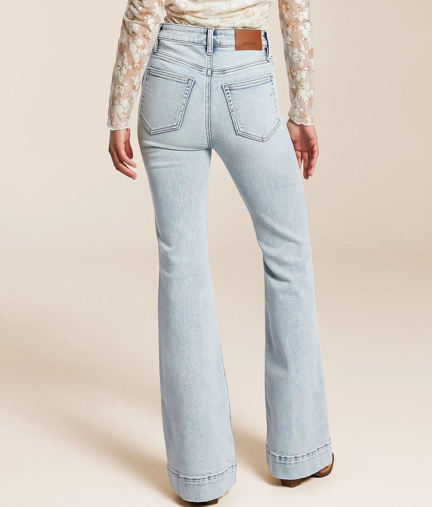 Jeans|Bottoms | HIDDEN Happi Flare Stretch Jean Light
