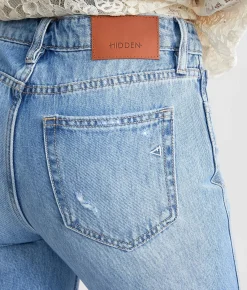 Jeans|Bottoms | HIDDEN Happi Split Flare Jean Medium Wash