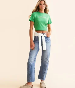 Tops | Desert Dreamer Happy Hour Baby T-Shirt Kelly Green
