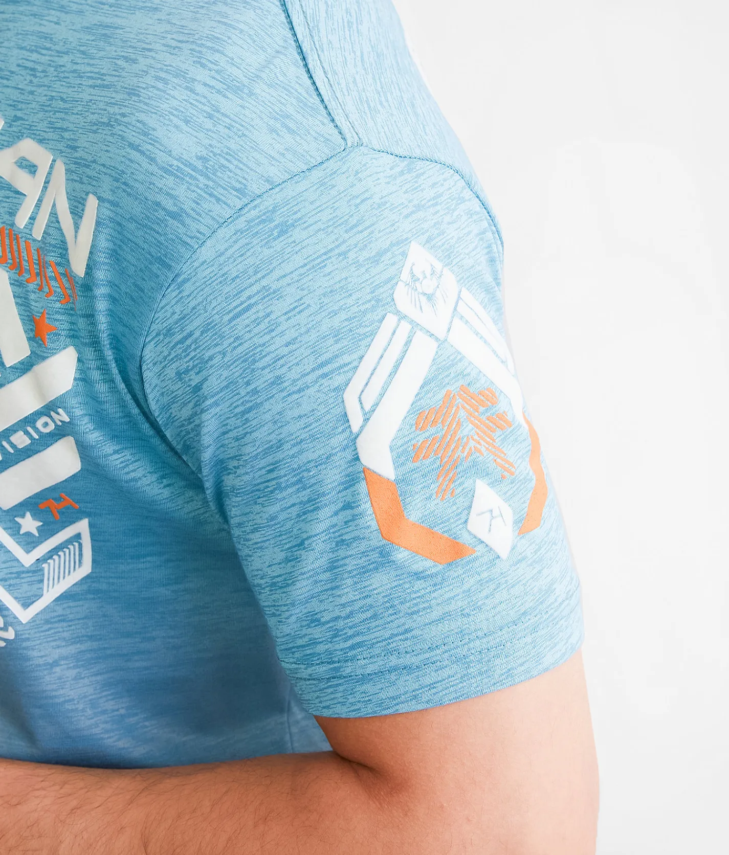 Graphic T-Shirts | American Fighter Harcourt T-Shirt Coastal Shade Colonial Bl