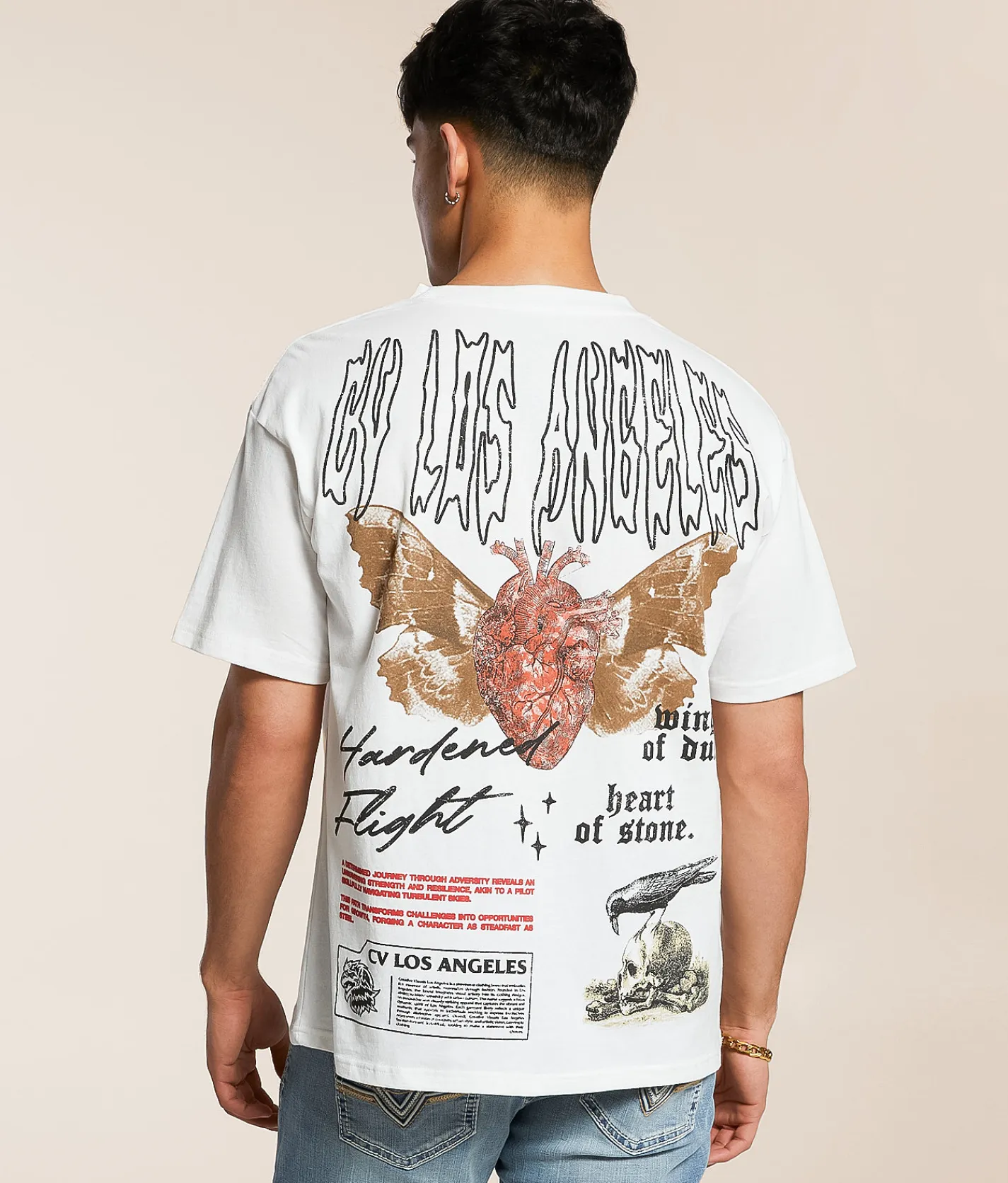 CVLA Hardened Flight T-Shirt White Clearance