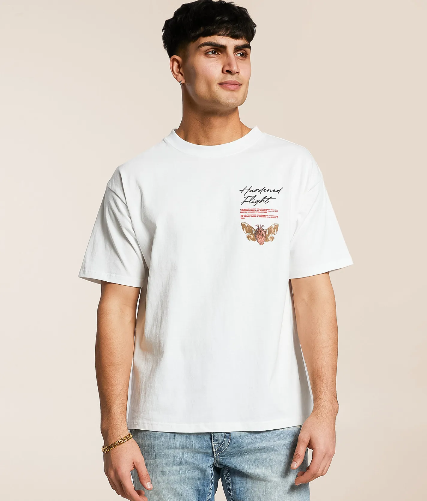 CVLA Hardened Flight T-Shirt White Clearance