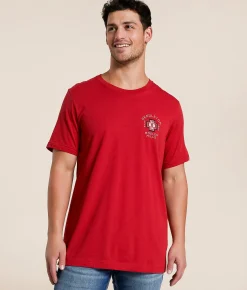 Pendleton Harding Red T-Shirt Canvas Red Outlet