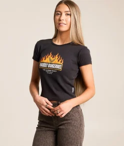 The Laundry Room™ Hardly Dangerous T-Shirt Black New