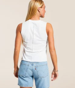 Tops | HighlightLA Hard Rock® Cafe Muscle Tank Top White