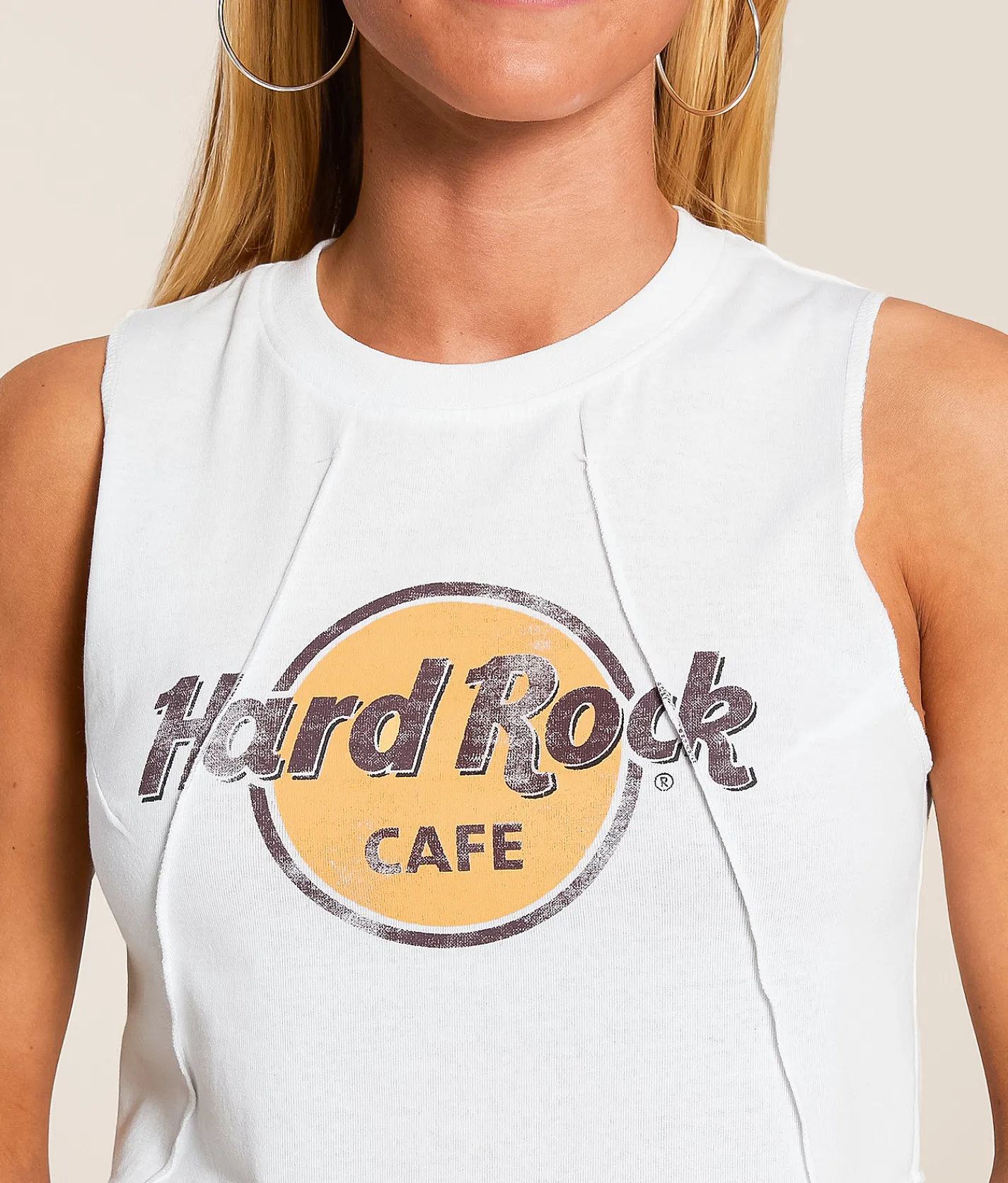 Tops | HighlightLA Hard Rock® Cafe Muscle Tank Top White