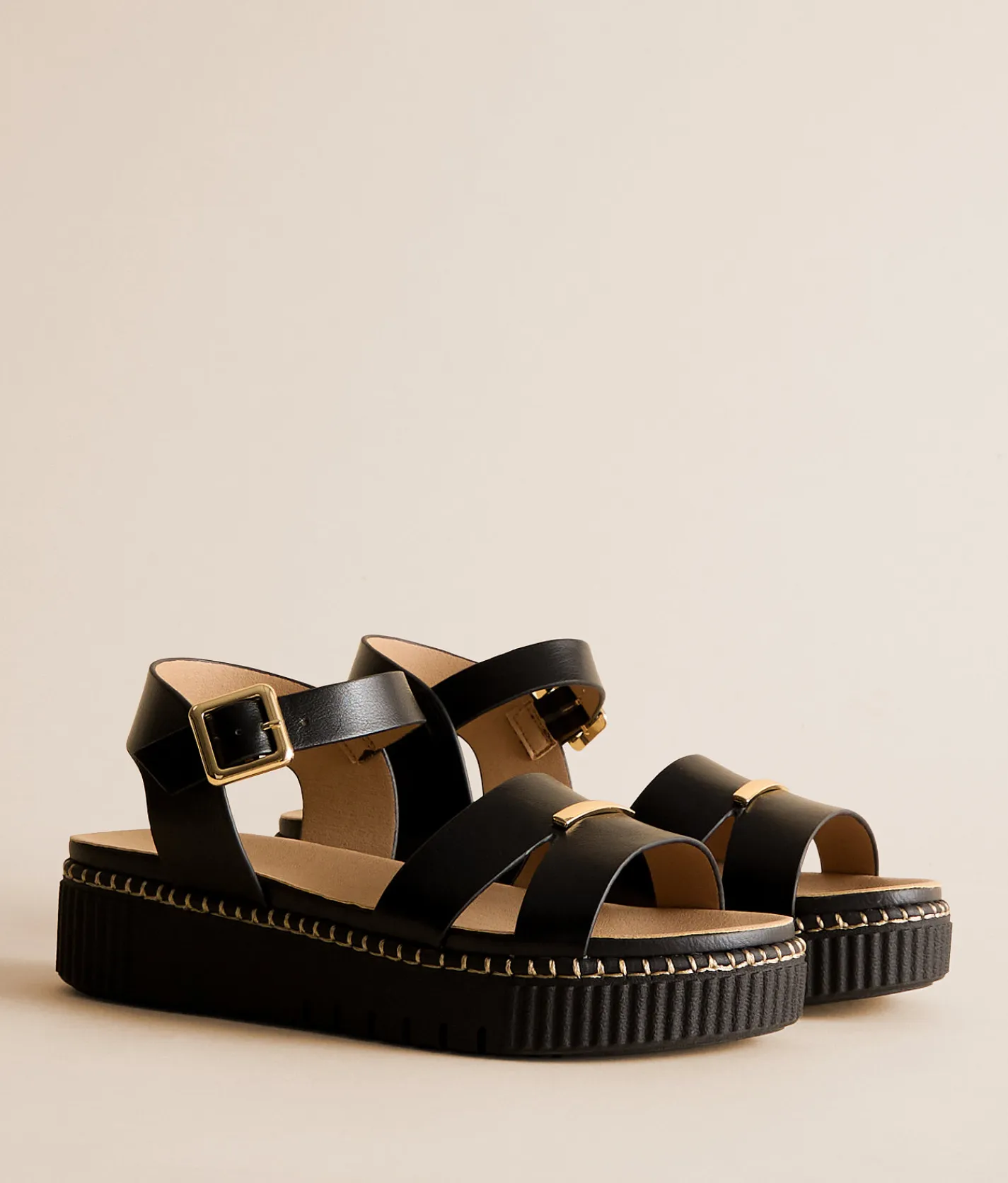 Shoes | Mia Hariiette Flatform Sandal Black
