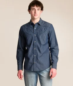Ariat Harlan Retro Fitted Shirt Navy Best