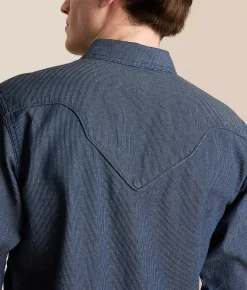 Ariat Harlan Retro Fitted Shirt Navy Best